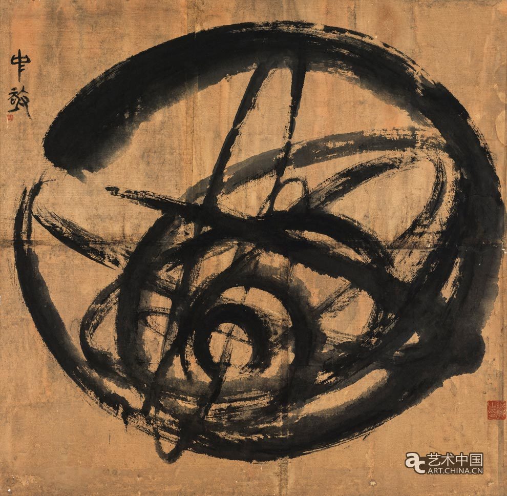 中極 105.4×107.4cm 1987年